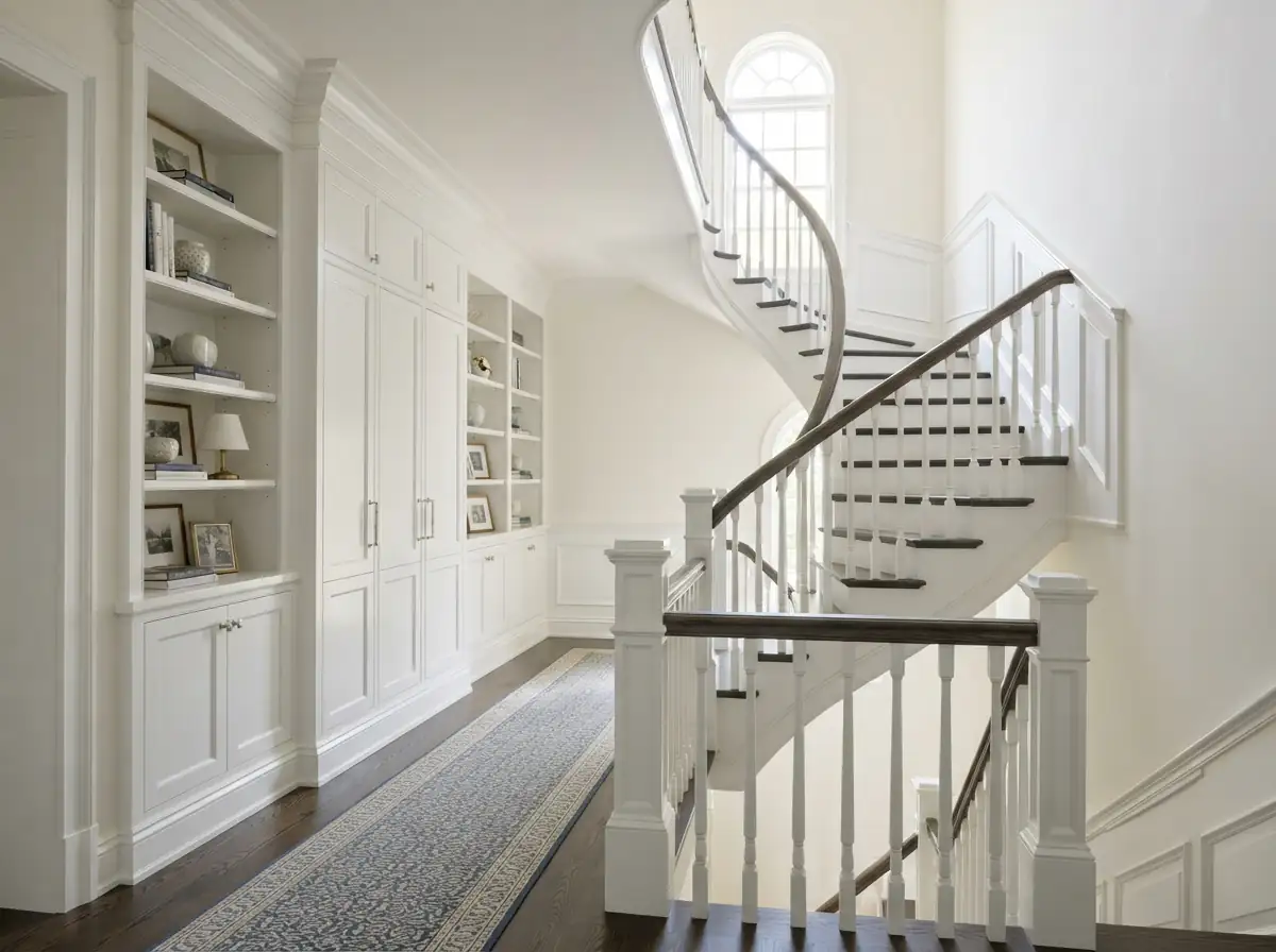 Fine Finish Staircase and Millwork Detail