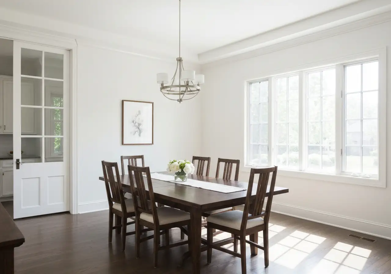 The Simply White Dining Room