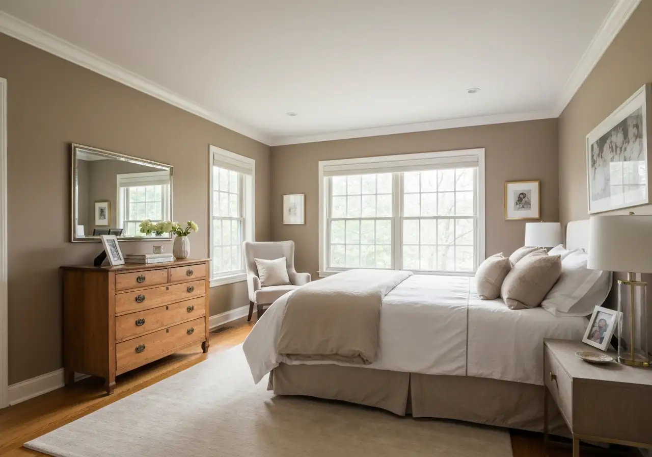 The Agreeable Gray Bedroom