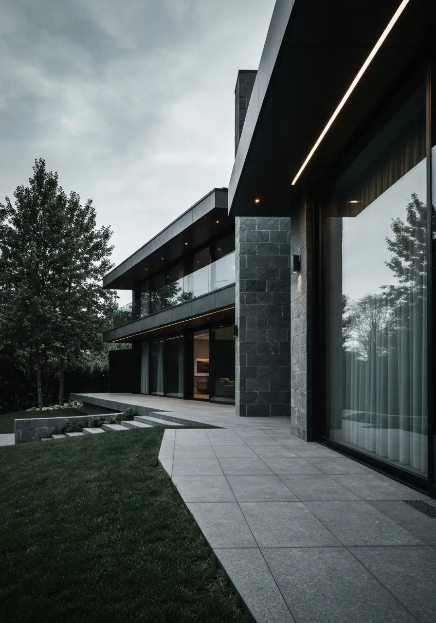 Freshly painted home exterior with premium weather-resistant finish