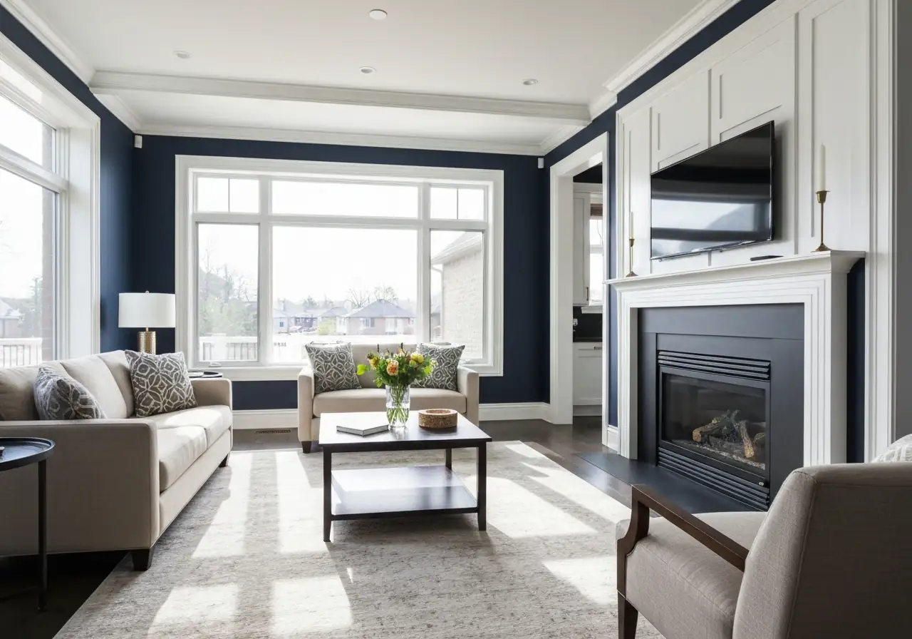 The Hale Navy Living Room