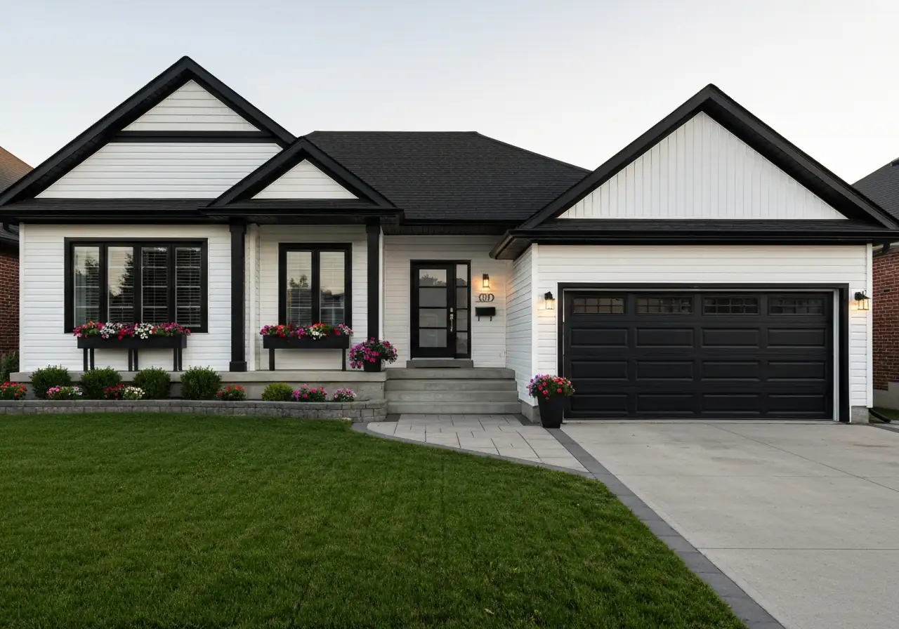 The Classic White Exterior