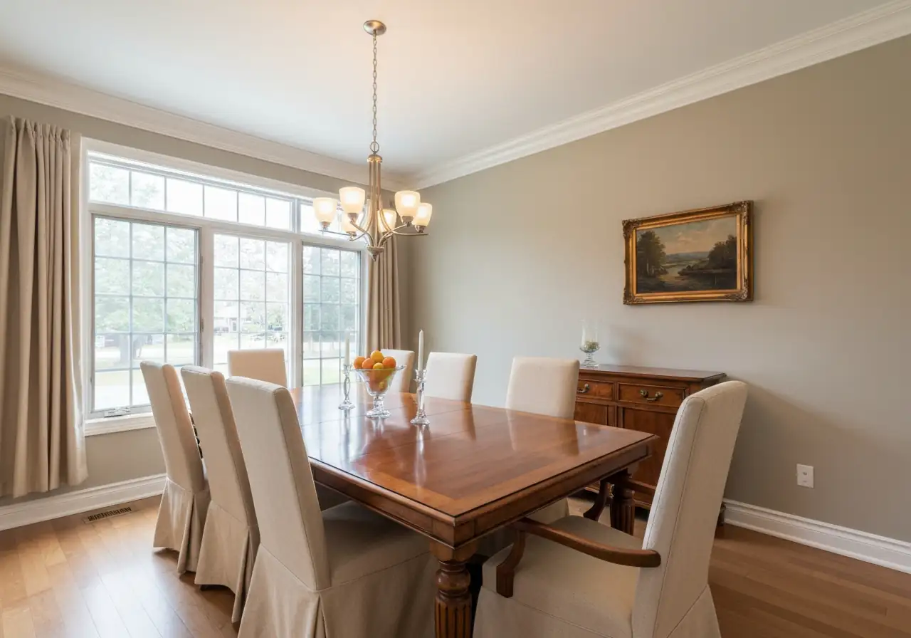 The Agreeable Gray Dining Room